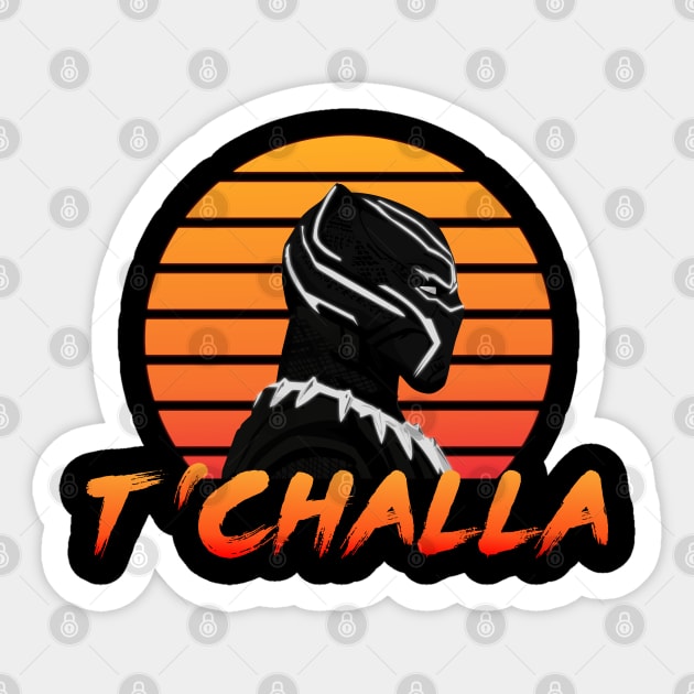 T'challa Sticker by Soulcatcher